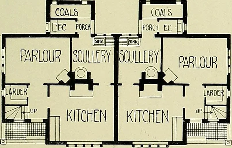 An illustration from Country cottages and week-end homes, 1907, leaf 55