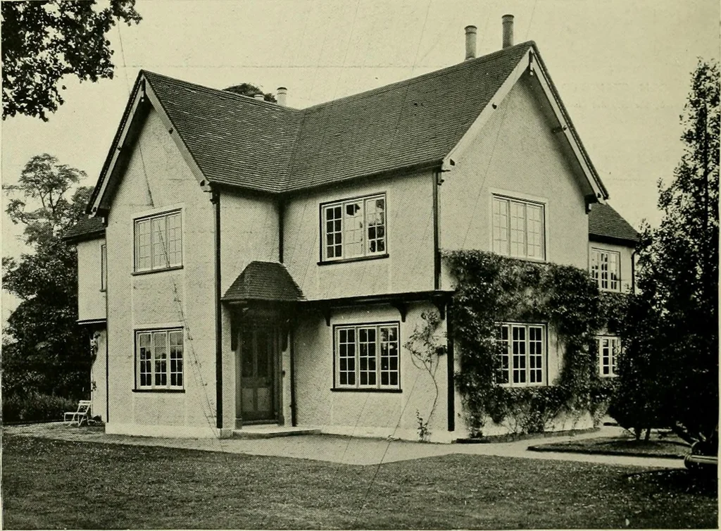 An illustration from Country cottages and week-end homes, 1907, leaf 70