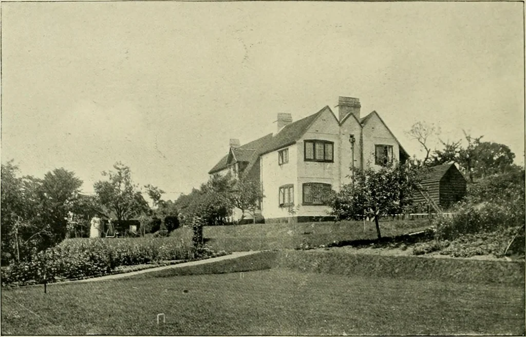An illustration from Country cottages and week-end homes, 1907, leaf 74