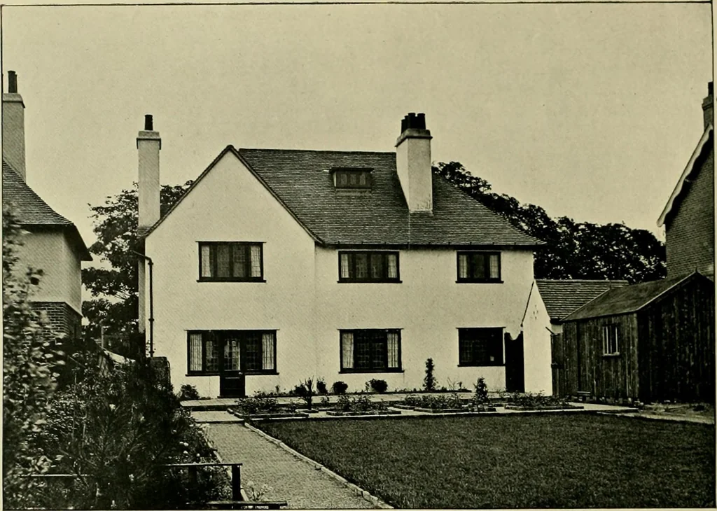 An illustration from Country cottages and week-end homes, 1907, leaf 76
