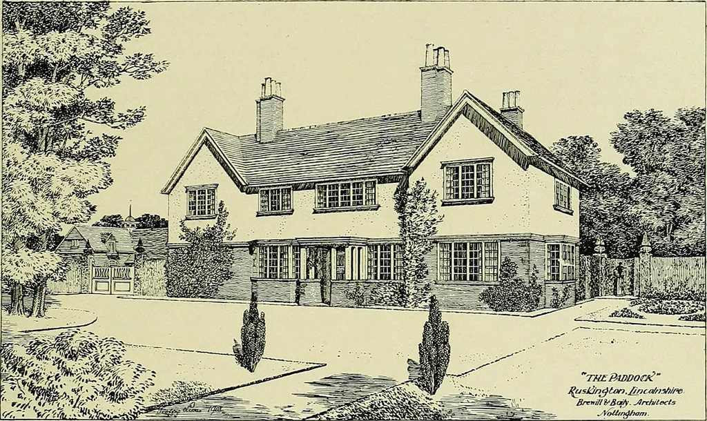 An illustration from Country cottages and week-end homes, 1907, leaf 79
