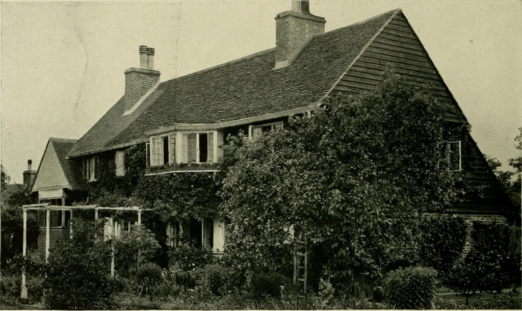 An illustration from Country cottages and week-end homes, 1907, leaf 80