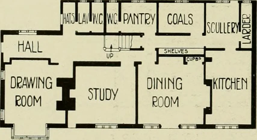 An illustration from Country cottages and week-end homes, 1907, leaf 80