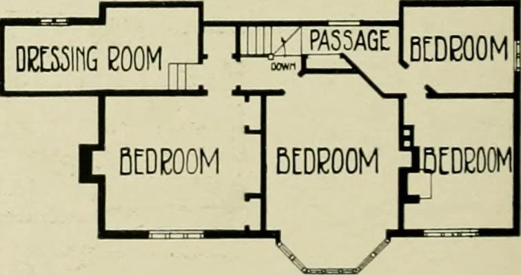 An illustration from Country cottages and week-end homes, 1907, leaf 80