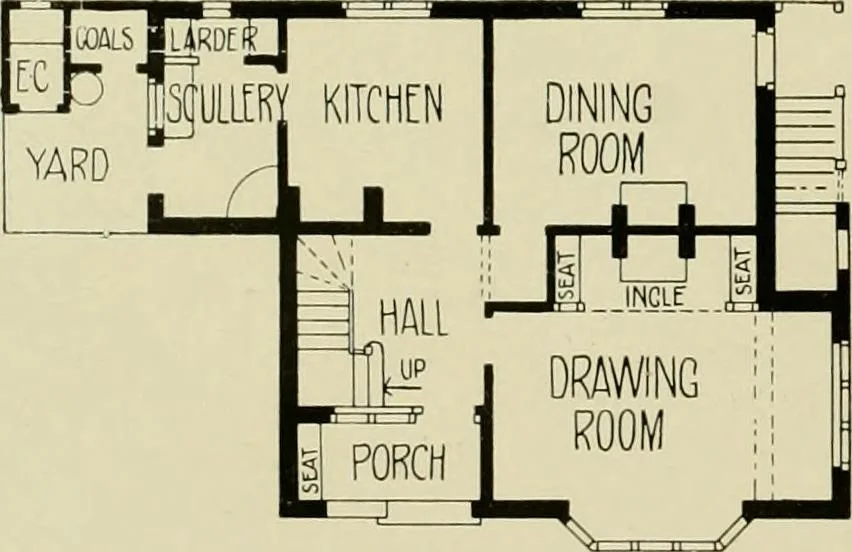 An illustration from Country cottages and week-end homes, 1907, leaf 90