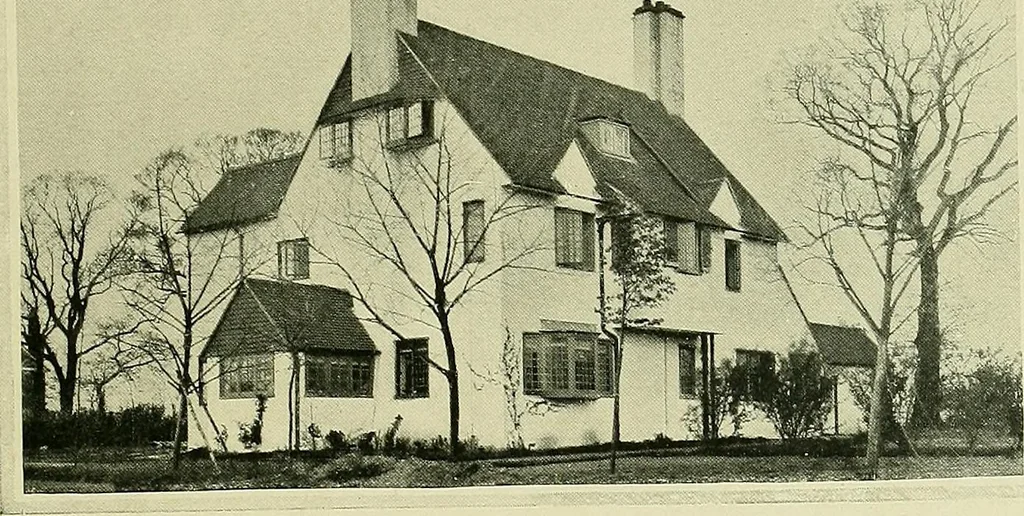 An illustration from Country cottages and week-end homes, 1907, leaf 93