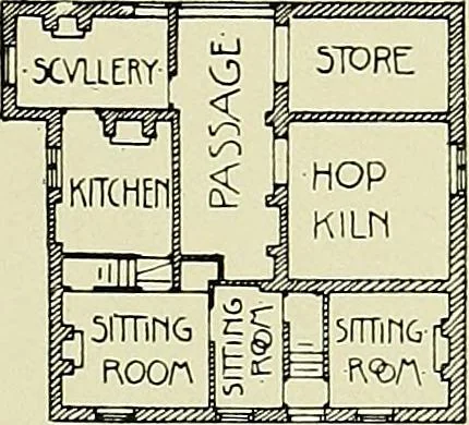 An illustration from Country cottages and week-end homes, 1907, leaf 95