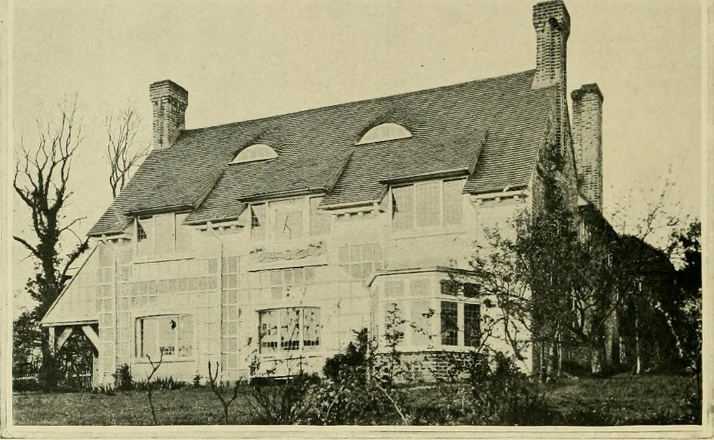 An illustration from Country cottages and week-end homes, 1907, leaf 96