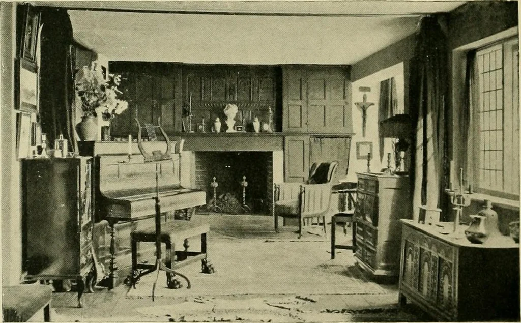 An illustration from Country cottages and week-end homes, 1907, leaf 96