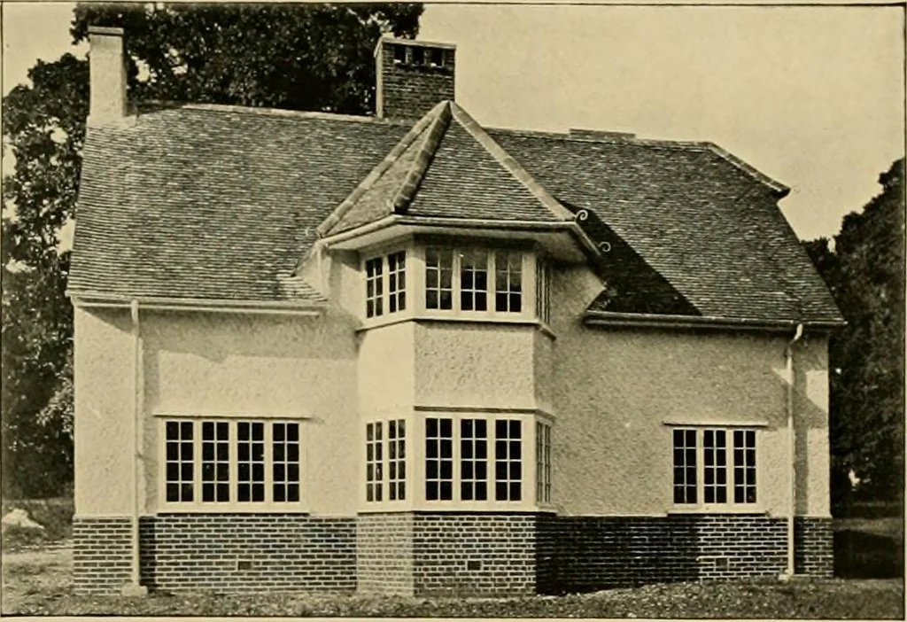 An illustration from Country-cottages and week-end homes, 1912, leaf 106