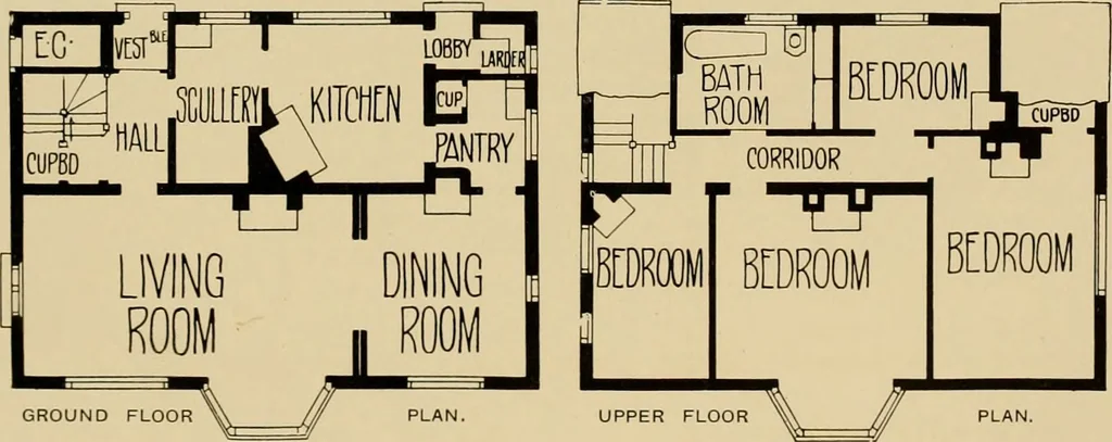 An illustration from Country-cottages and week-end homes, 1912, leaf 106