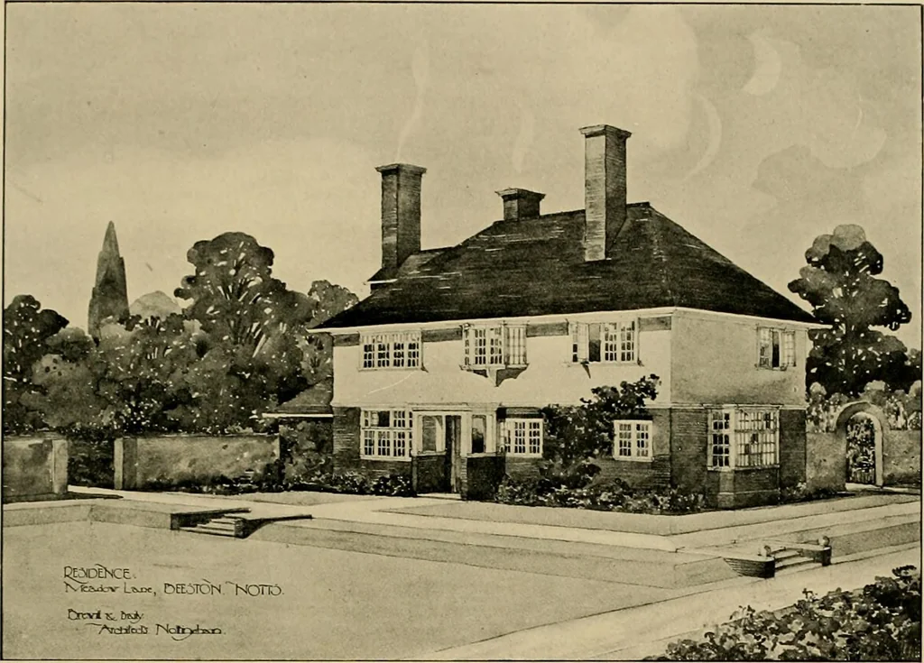 An illustration from Country-cottages and week-end homes, 1912, leaf 114