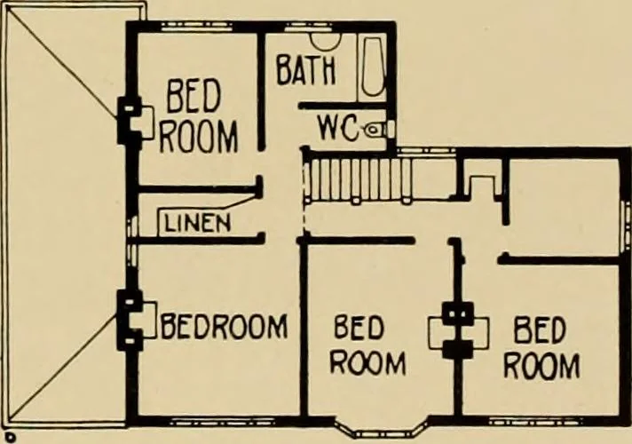 An illustration from Country-cottages and week-end homes, 1912, leaf 114