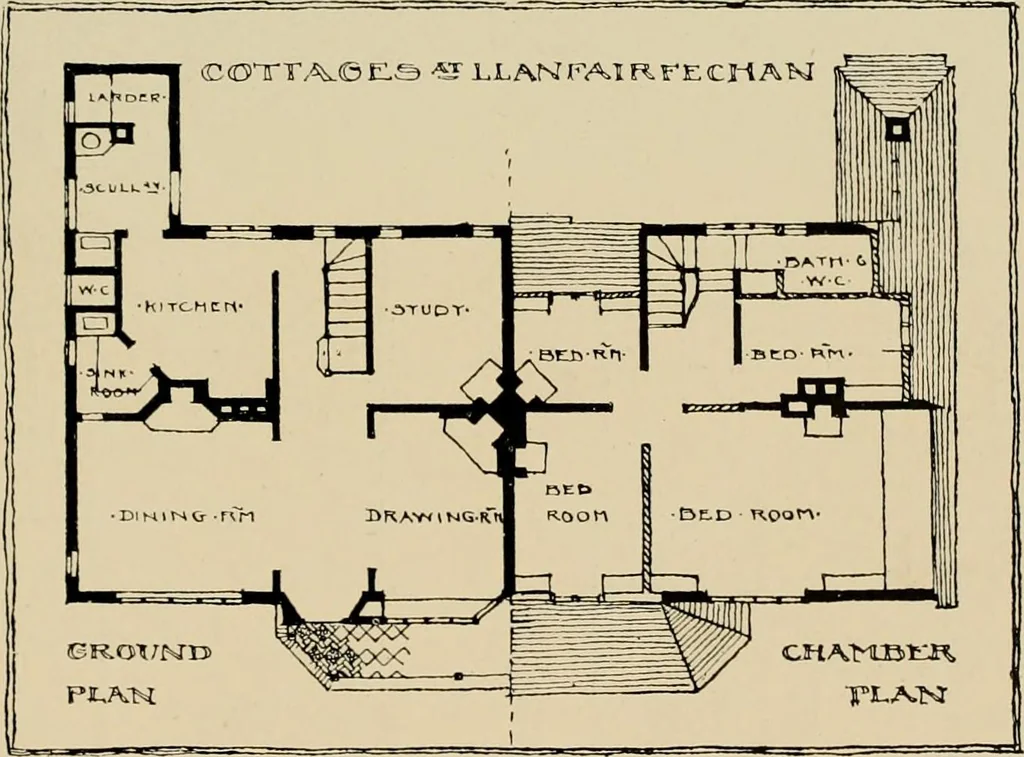 An illustration from Country-cottages and week-end homes, 1912, leaf 116