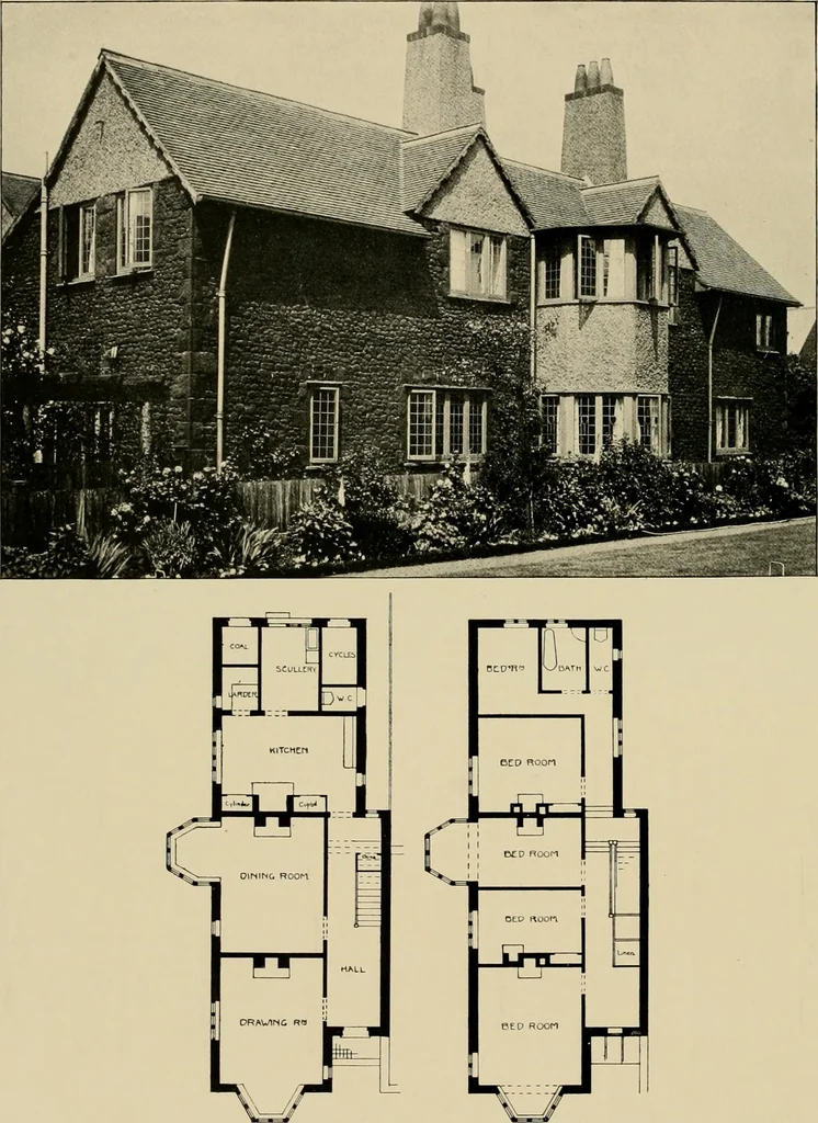 An illustration from Country-cottages and week-end homes, 1912, leaf 119