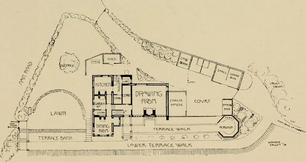 An illustration from Country-cottages and week-end homes, 1912, leaf 122
