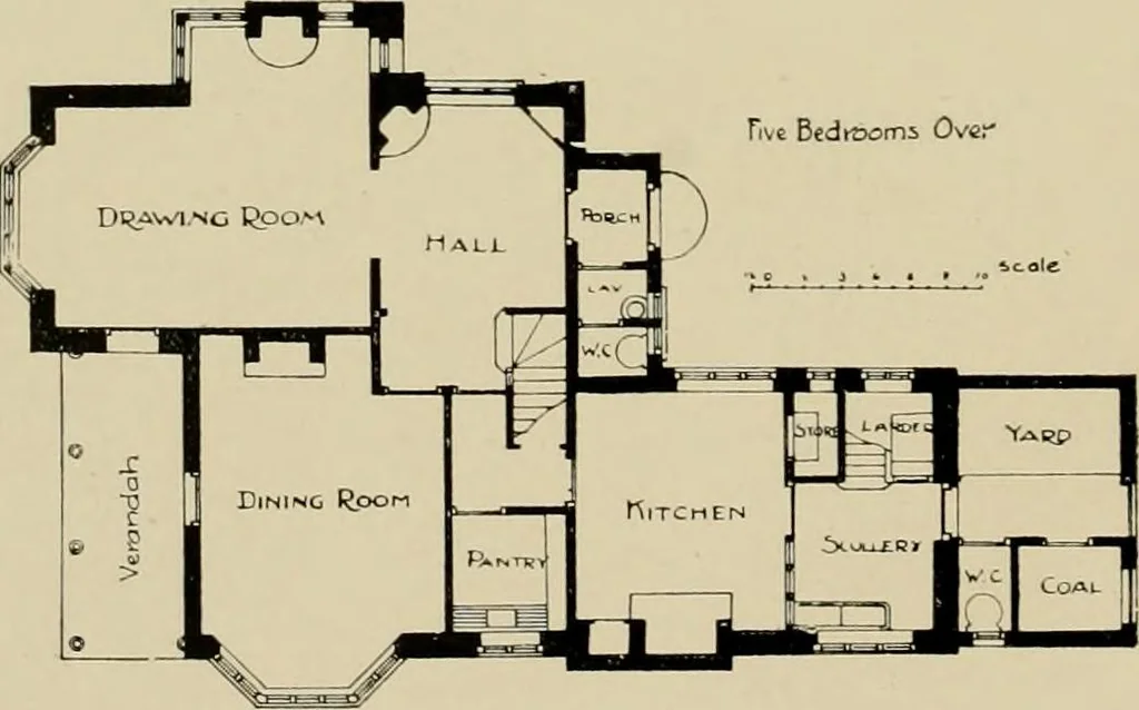 An illustration from Country-cottages and week-end homes, 1912, leaf 127