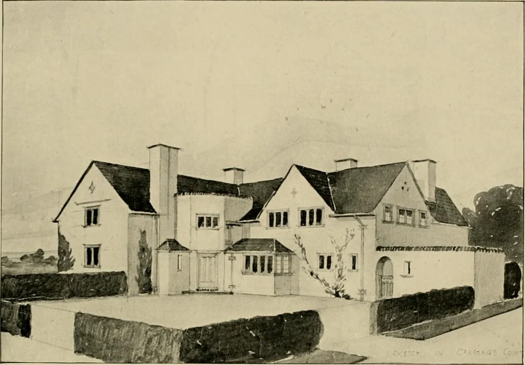 An illustration from Country-cottages and week-end homes, 1912, leaf 132