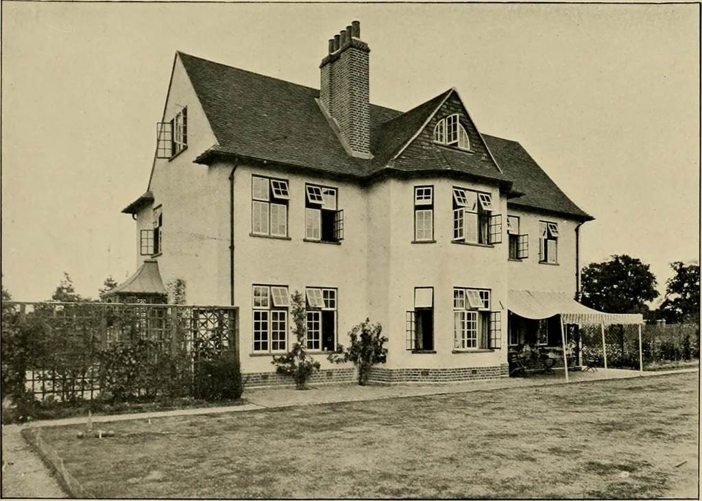 An illustration from Country-cottages and week-end homes, 1912, leaf 135