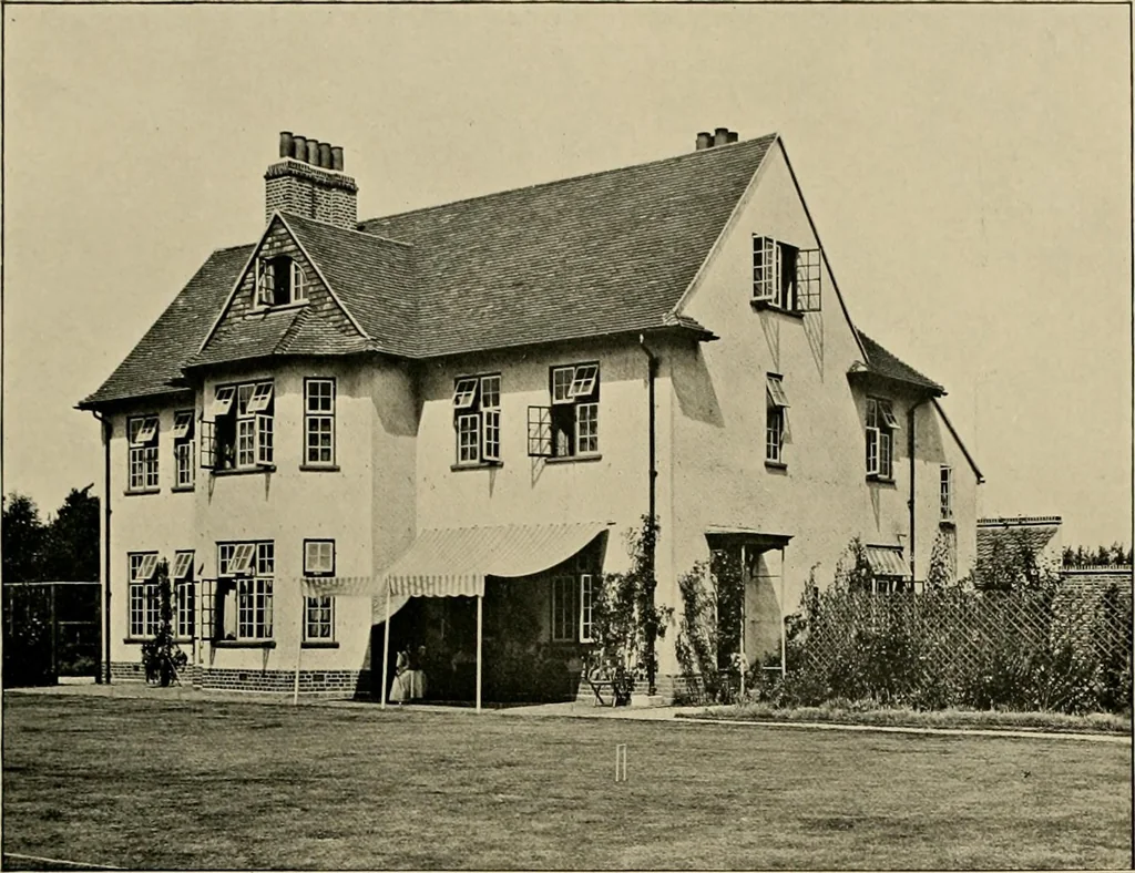 An illustration from Country-cottages and week-end homes, 1912, leaf 136