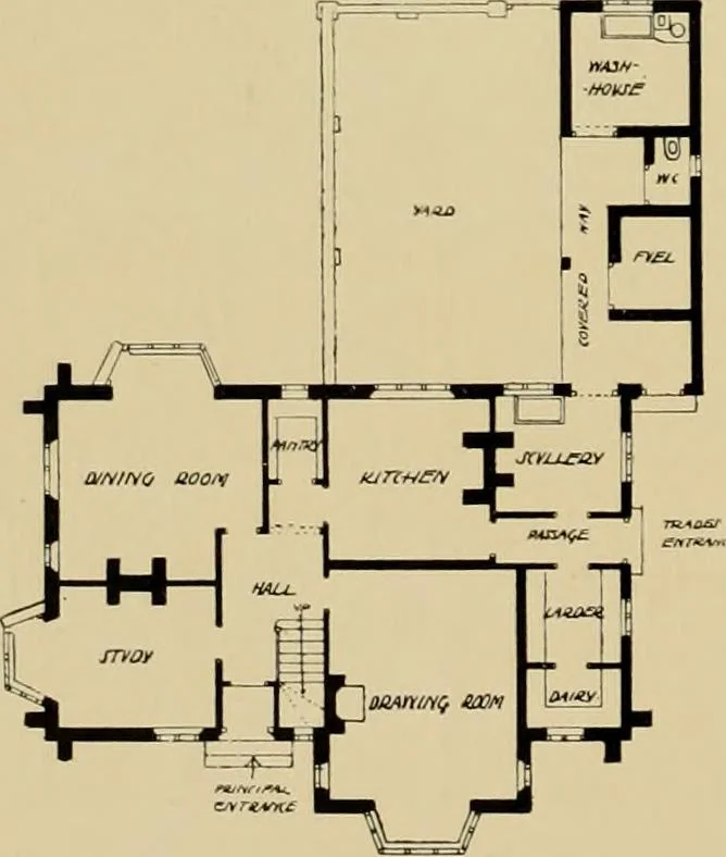 An illustration from Country-cottages and week-end homes, 1912, leaf 137