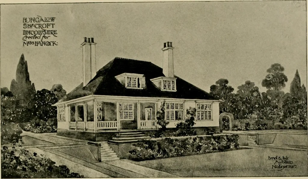 An illustration from Country-cottages and week-end homes, 1912, leaf 144