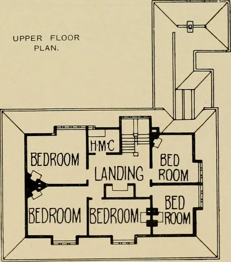 An illustration from Country-cottages and week-end homes, 1912, leaf 144