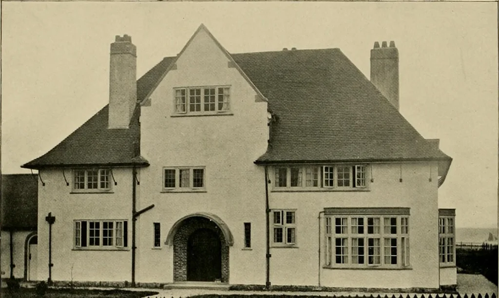 An illustration from Country-cottages and week-end homes, 1912, leaf 145
