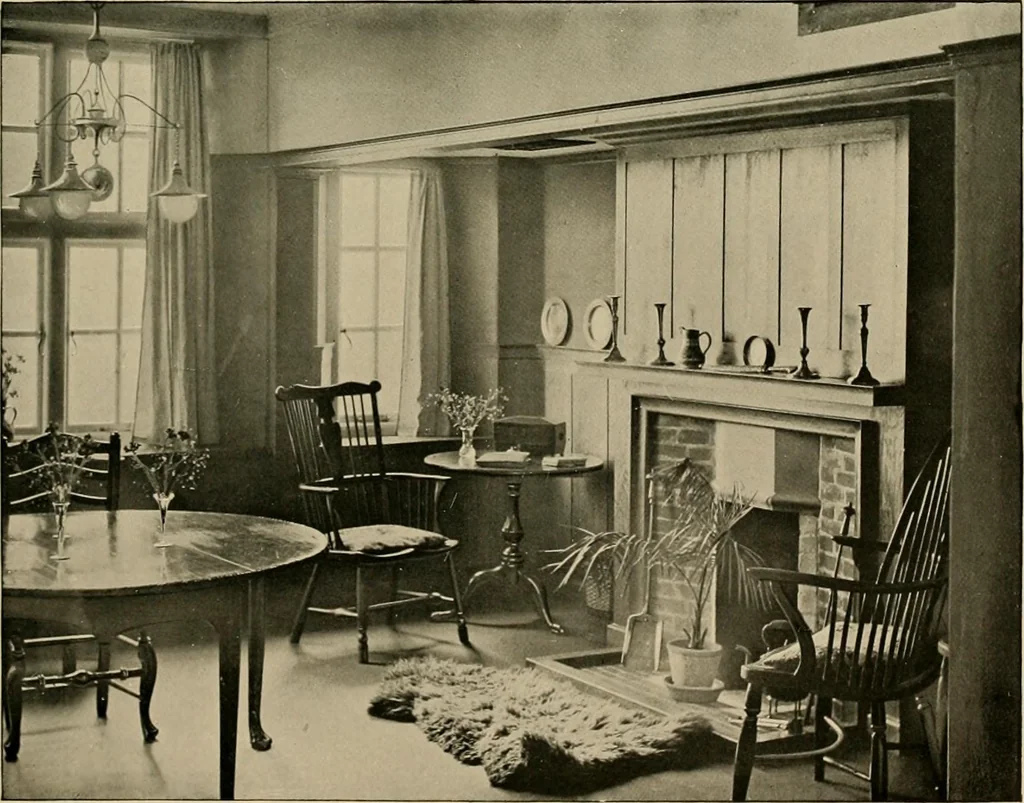 An illustration from Country-cottages and week-end homes, 1912, leaf 146