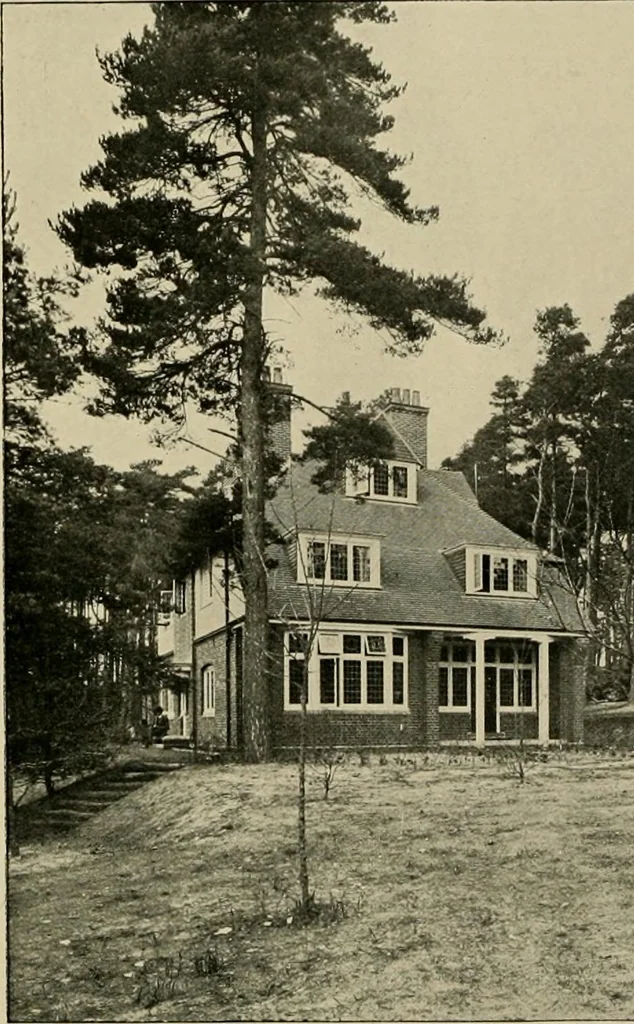 An illustration from Country-cottages and week-end homes, 1912, leaf 147