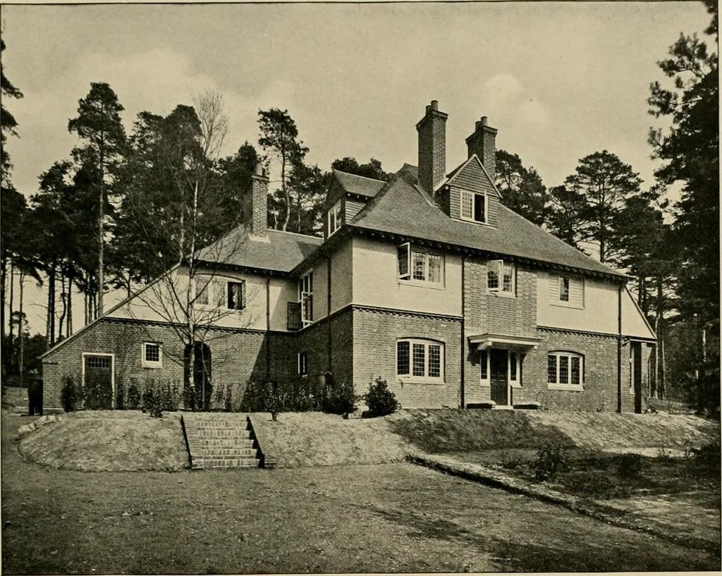 An illustration from Country-cottages and week-end homes, 1912, leaf 148