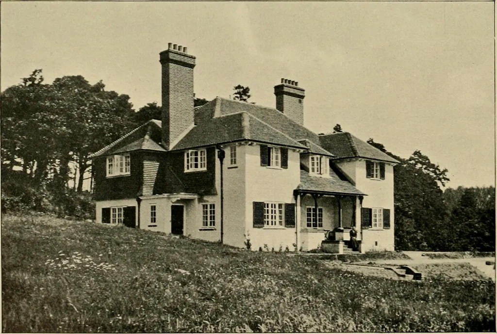 An illustration from Country-cottages and week-end homes, 1912, leaf 149
