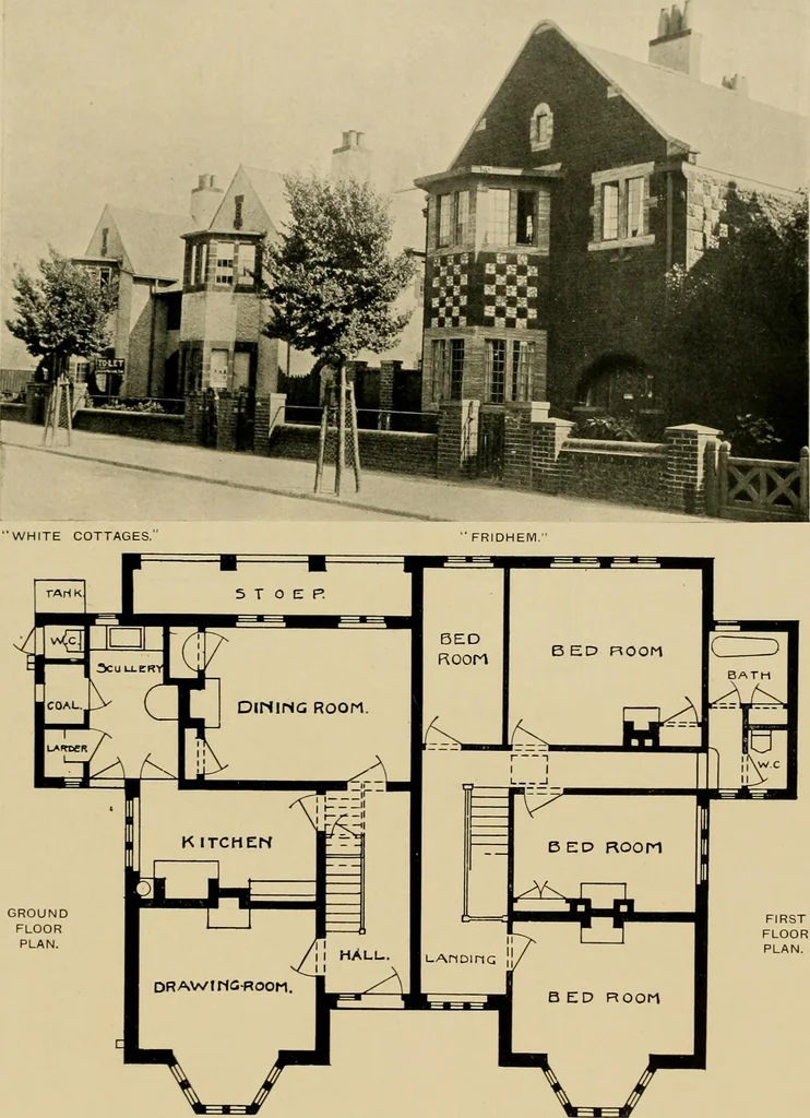 An illustration from Country-cottages and week-end homes, 1912, leaf 156