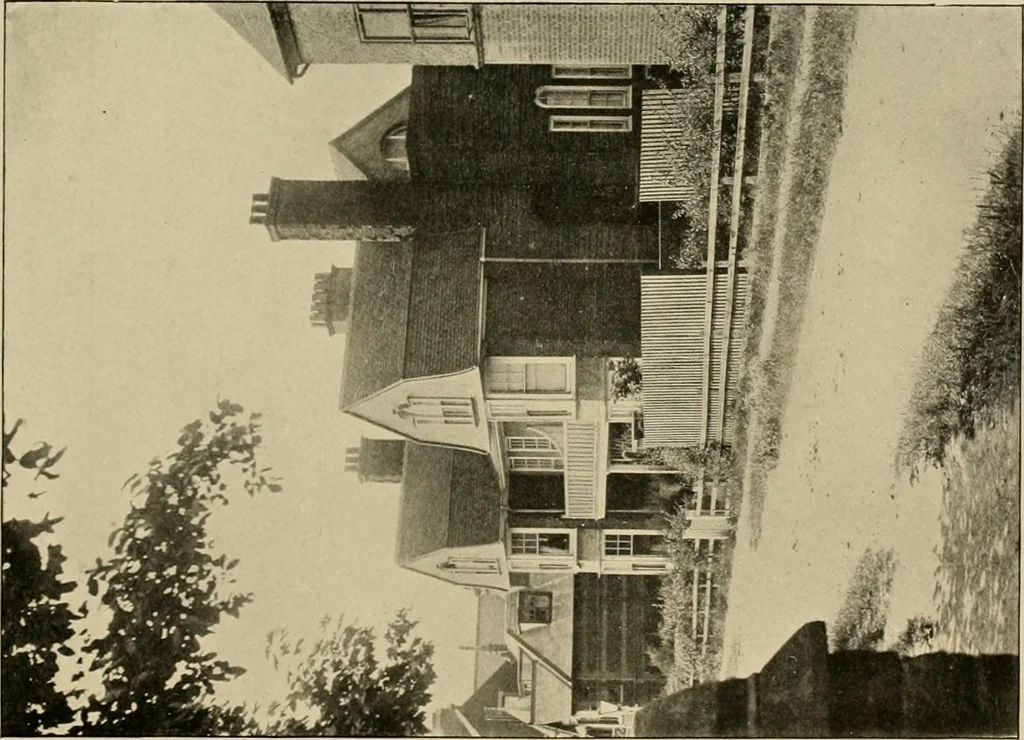An illustration from Country-cottages and week-end homes, 1912, leaf 158
