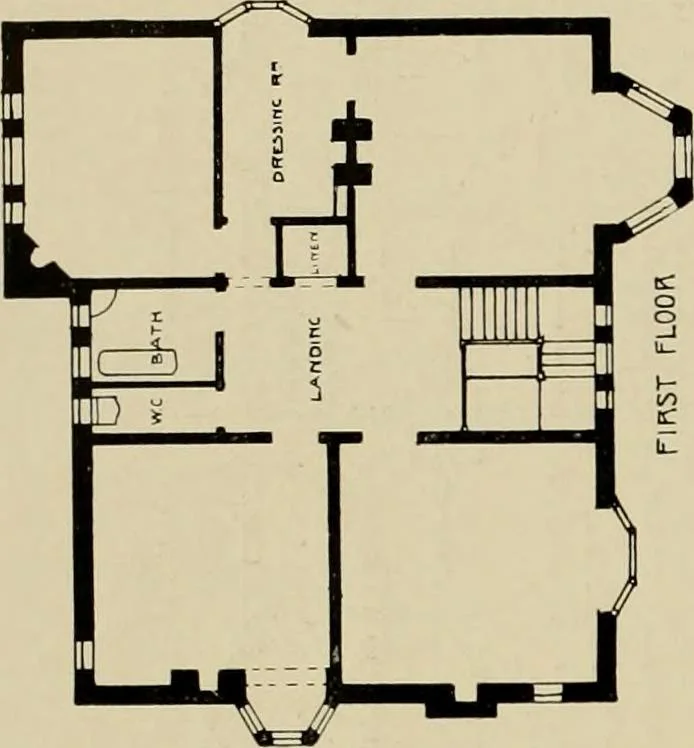 An illustration from Country-cottages and week-end homes, 1912, leaf 159
