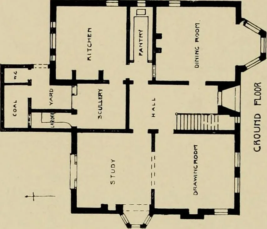 An illustration from Country-cottages and week-end homes, 1912, leaf 159