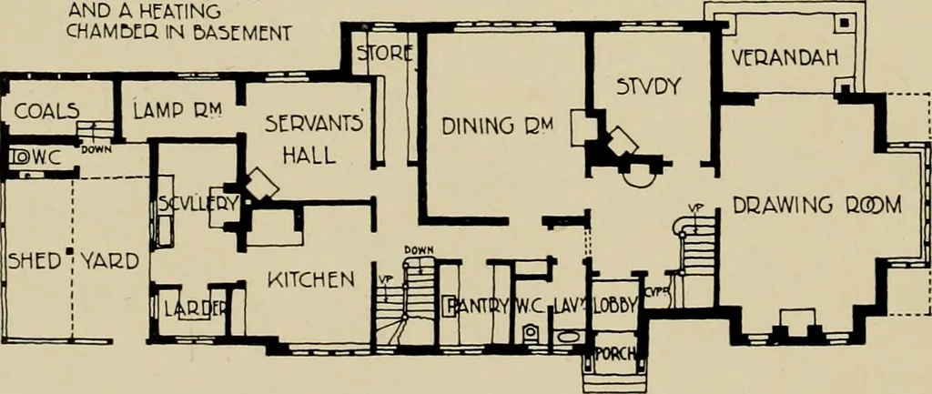 An illustration from Country-cottages and week-end homes, 1912, leaf 161