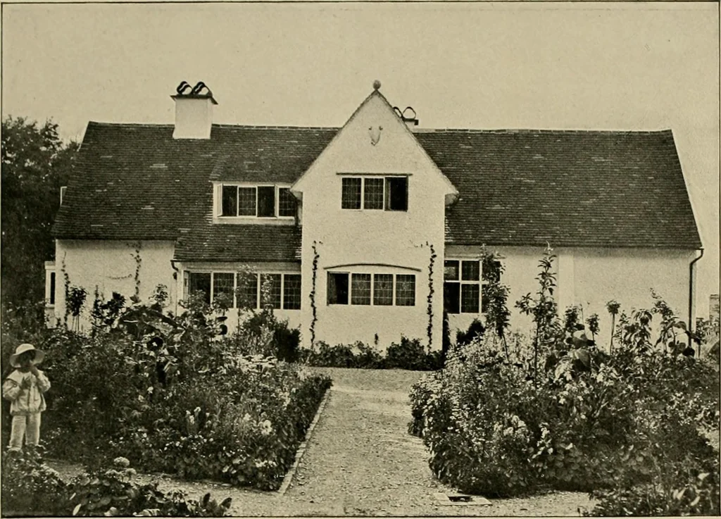 An illustration from Country-cottages and week-end homes, 1912, leaf 162