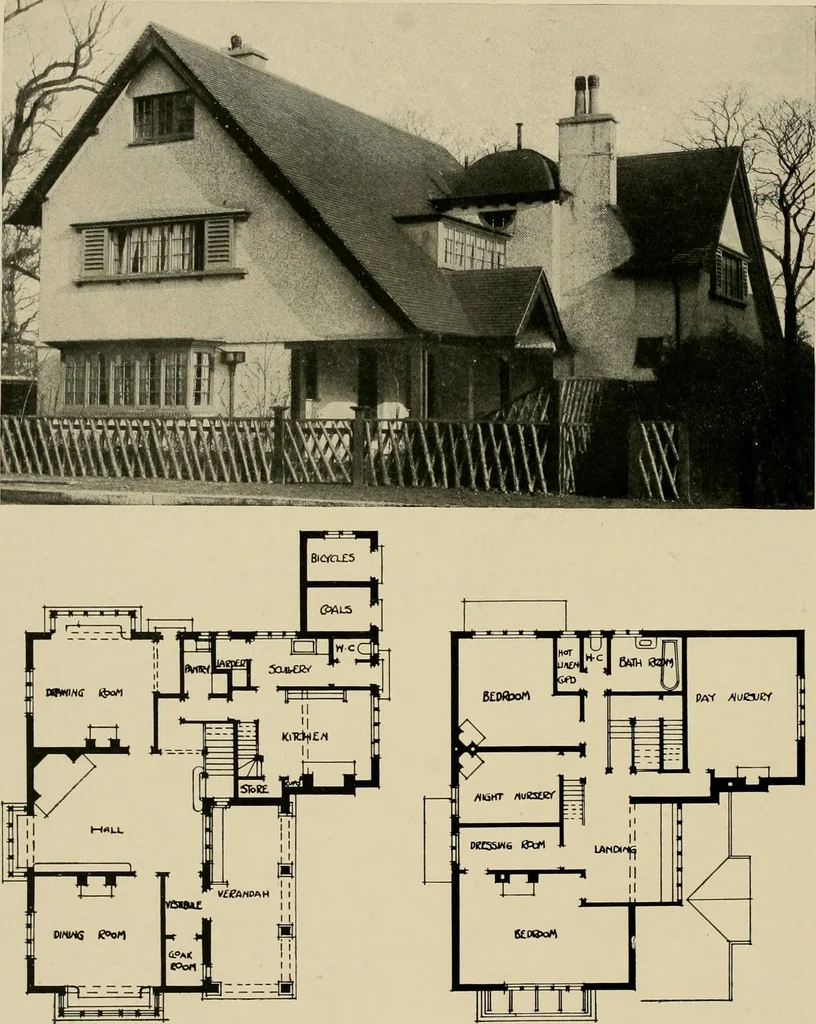 An illustration from Country-cottages and week-end homes, 1912, leaf 165