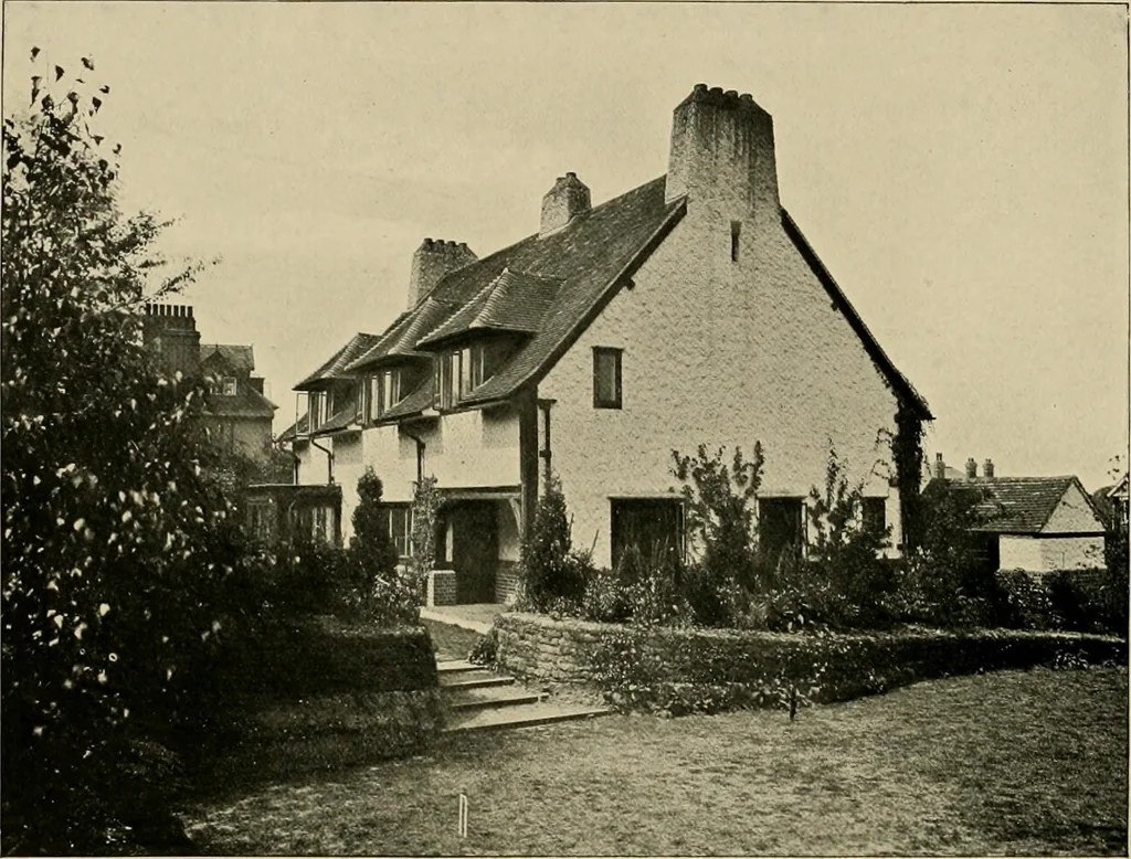 An illustration from Country-cottages and week-end homes, 1912, leaf 167