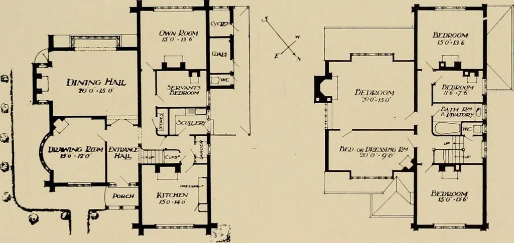 An illustration from Country-cottages and week-end homes, 1912, leaf 168