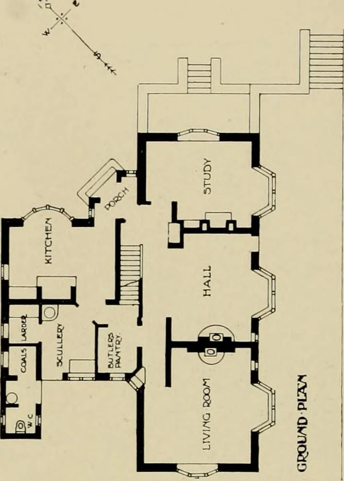 An illustration from Country-cottages and week-end homes, 1912, leaf 171
