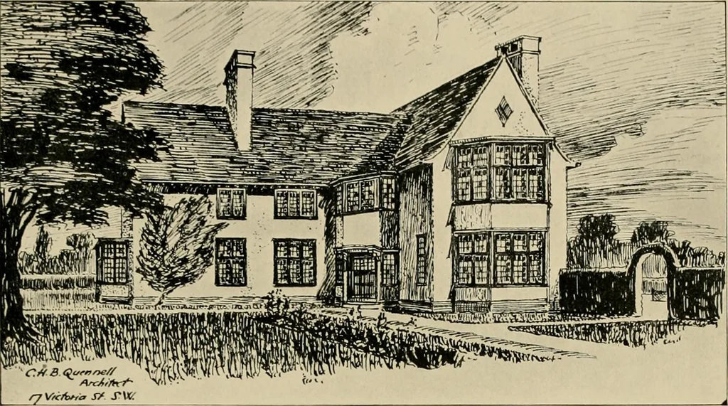 An illustration from Country-cottages and week-end homes, 1912, leaf 176