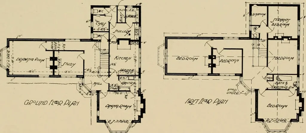 An illustration from Country-cottages and week-end homes, 1912, leaf 176