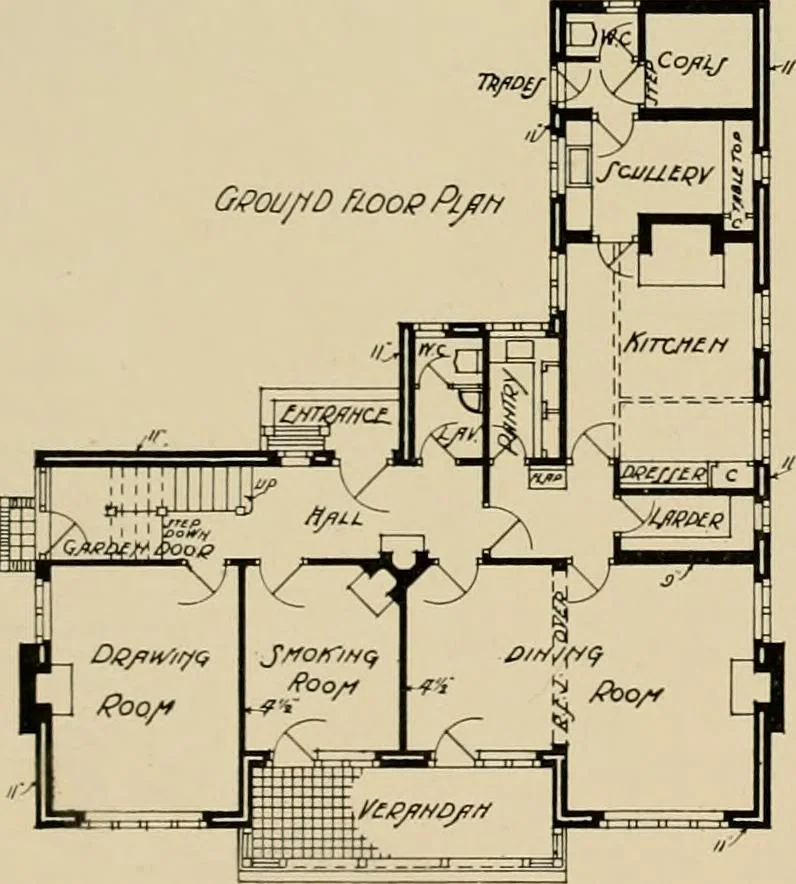 An illustration from Country-cottages and week-end homes, 1912, leaf 178