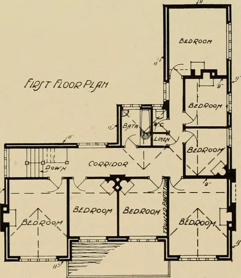 An illustration from Country-cottages and week-end homes, 1912, leaf 178