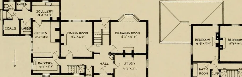 An illustration from Country-cottages and week-end homes, 1912, leaf 179