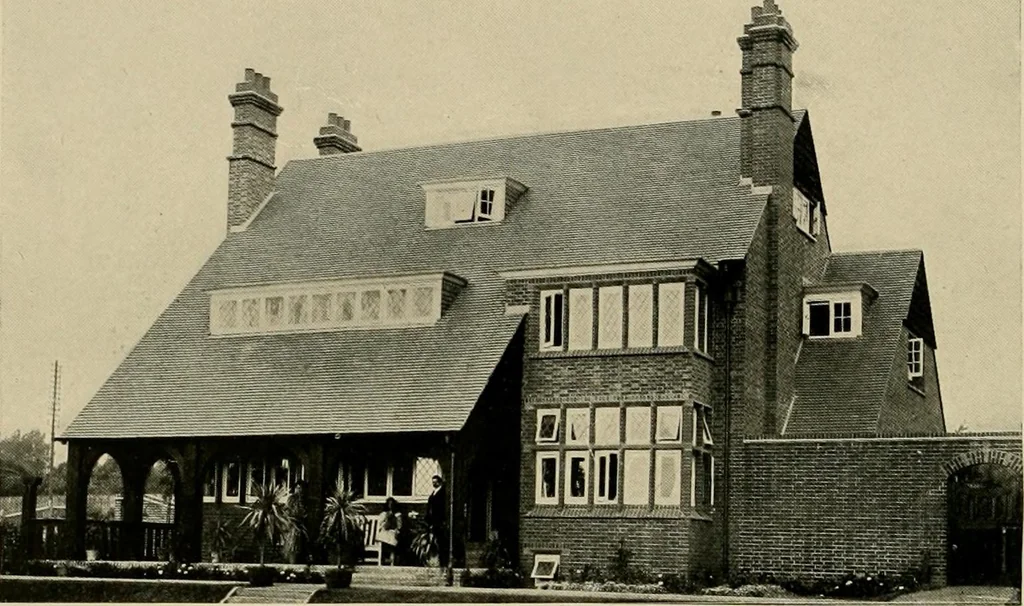 An illustration from Country-cottages and week-end homes, 1912, leaf 181