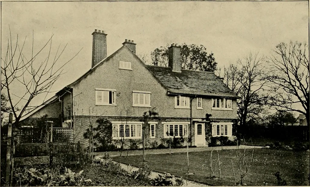 An illustration from Country-cottages and week-end homes, 1912, leaf 185