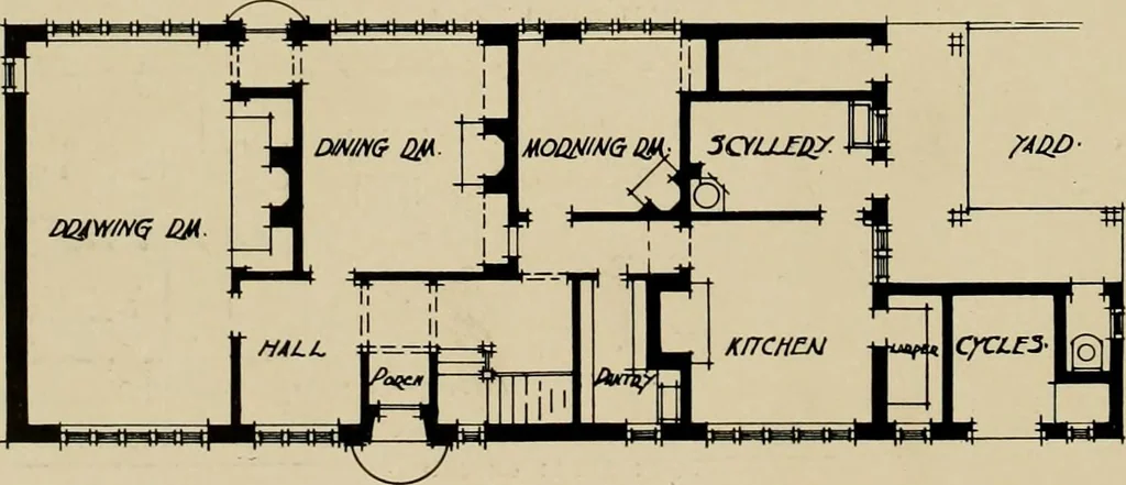 An illustration from Country-cottages and week-end homes, 1912, leaf 185